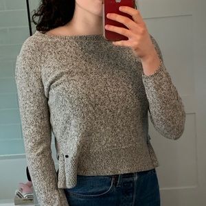 Light grey Roots cotton sweater :)